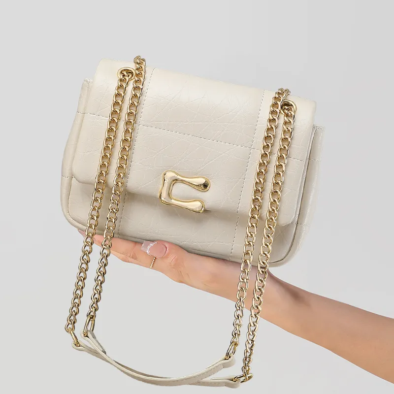 MILLIE'S Cow Leather Underarm Shoulder Bag, Crossbody Bag Regular Women's Milkshake White-4