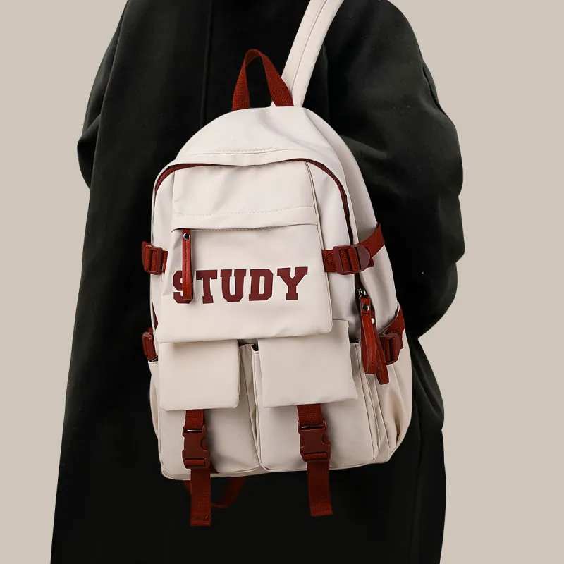 MILLIE'S Fabric Backpack Tubas Women's Ecru-5