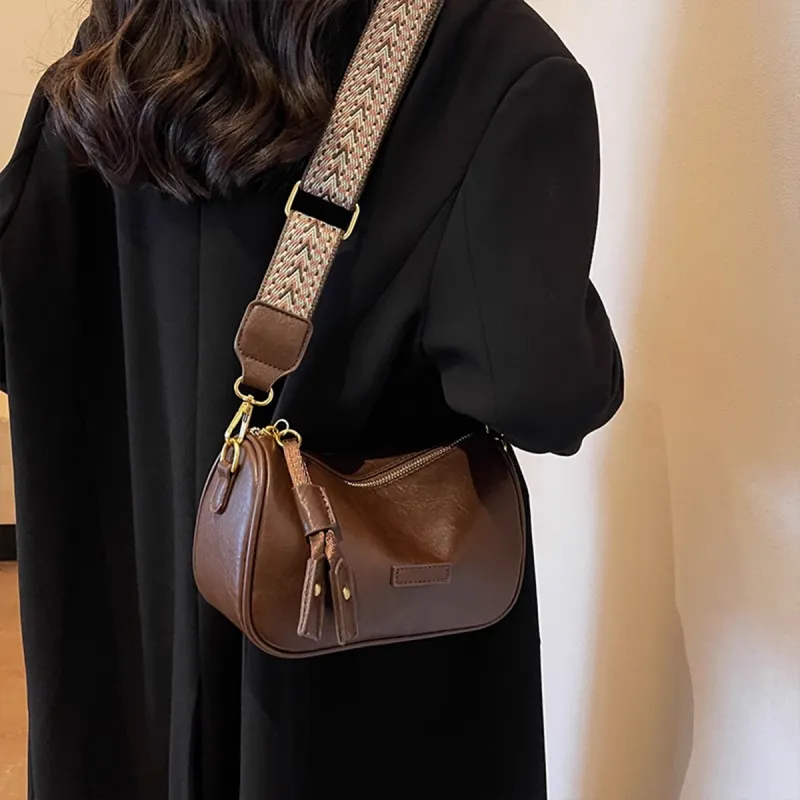 MILLIE'S Cow Leather Shoulder Bag, Crossbody Bag Regular Women's Multicolor-4