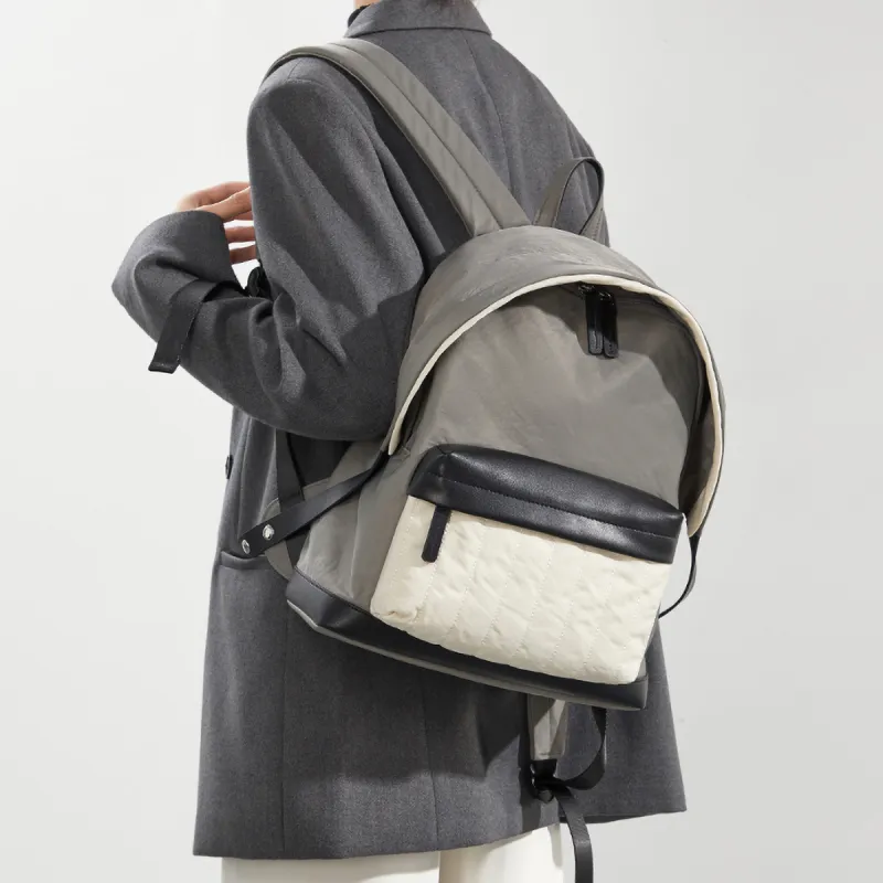 MILLIE'S Cow Leather Backpack Regular Women's Gray-2