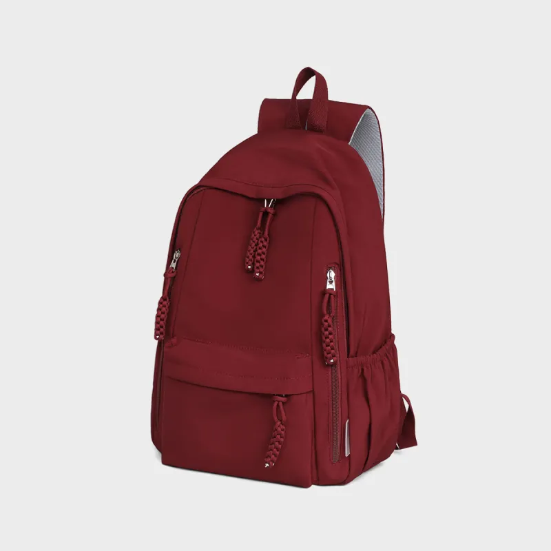 MILLIE'S Fabric Backpack Regular Women's Burgundy-3