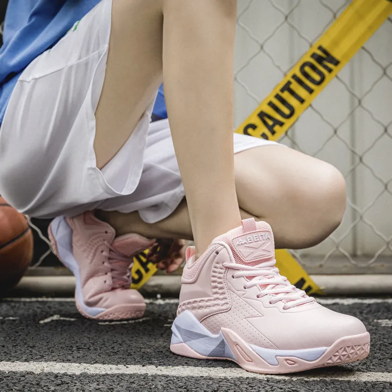 Beta Cushioning Wear Resistant Coverage Support Lightweight Rebound Super Light High Top Basketball Shoes Unisex-48