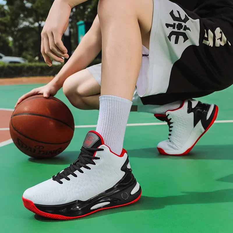 Beta Wear-Resistant Wide Coverage Lightweight High-Top Basketball Shoes Men's-5