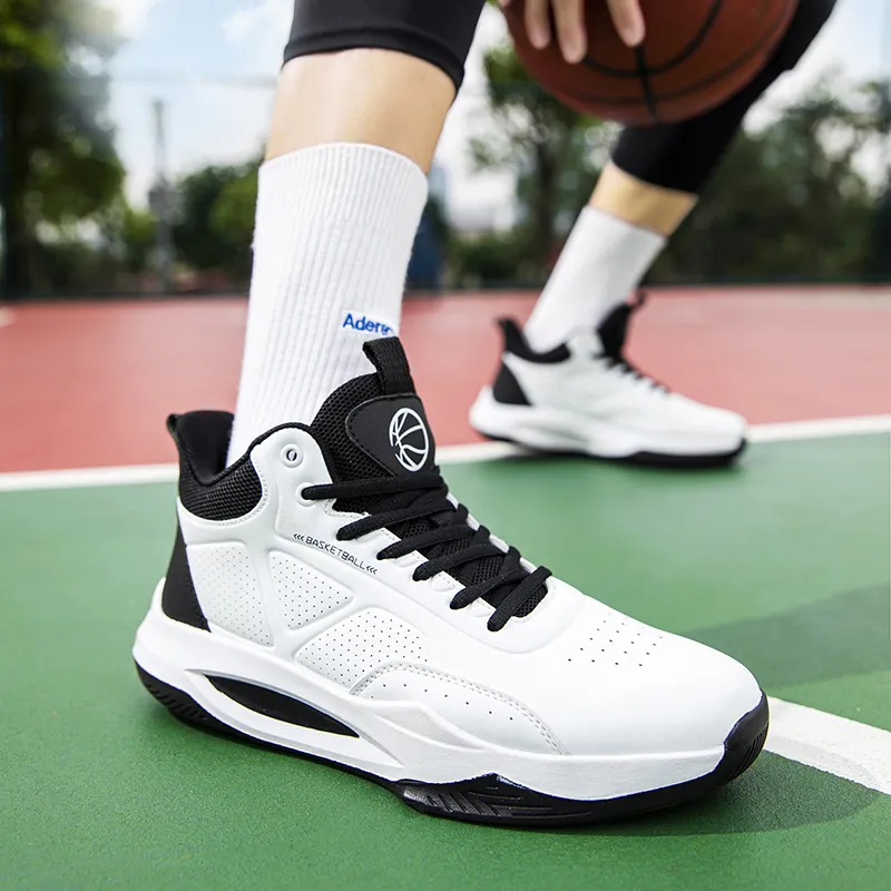 Beta Cushioned Wear-Resistant Coverage Support Mid-Top Basketball Shoes Men's-11