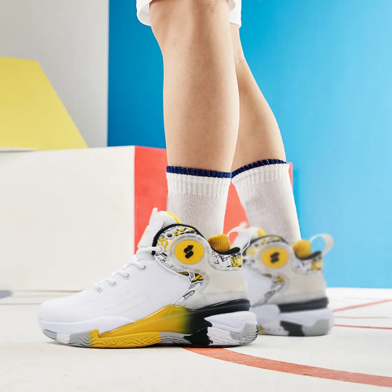 Beta Cushioning Wear-Resistant Coverage Lightweight Rebound Super-Light High-Top Basketball Shoes Men's-15