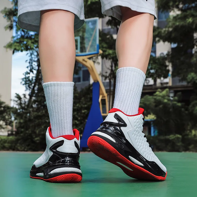 Beta Wear-Resistant Wide Coverage Lightweight High-Top Basketball Shoes Men's-6