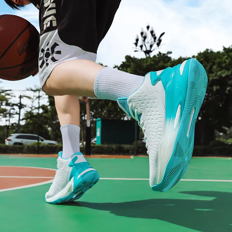 Beta Wear-Resistant Wide Coverage Lightweight High-Top Basketball Shoes Men's-14