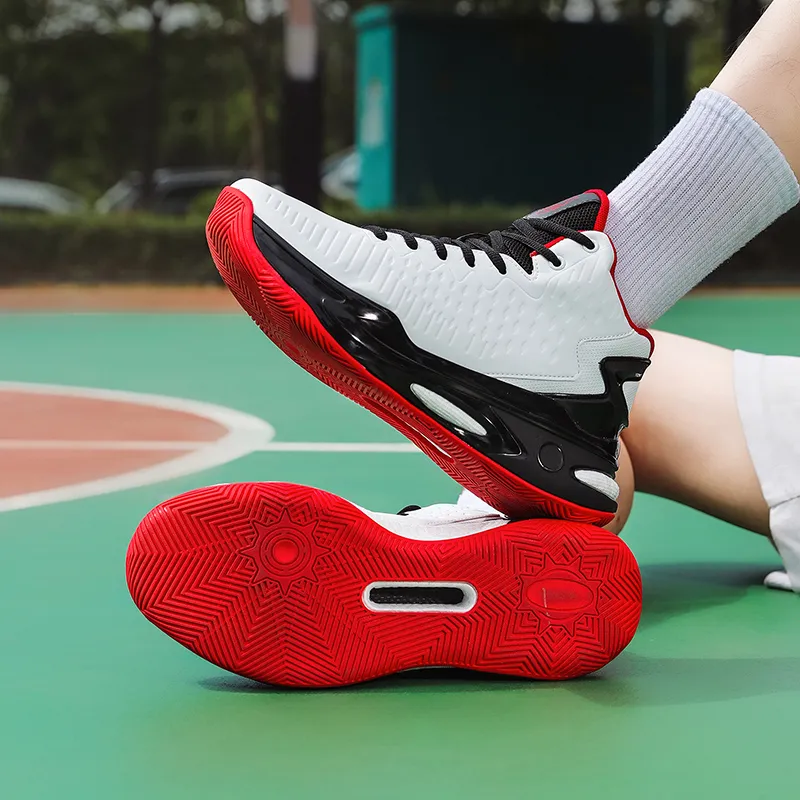 Beta Wear-Resistant Wide Coverage Lightweight High-Top Basketball Shoes Men's-2
