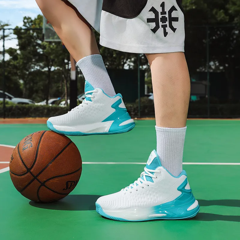 Beta Wear-Resistant Wide Coverage Lightweight High-Top Basketball Shoes Men's-11