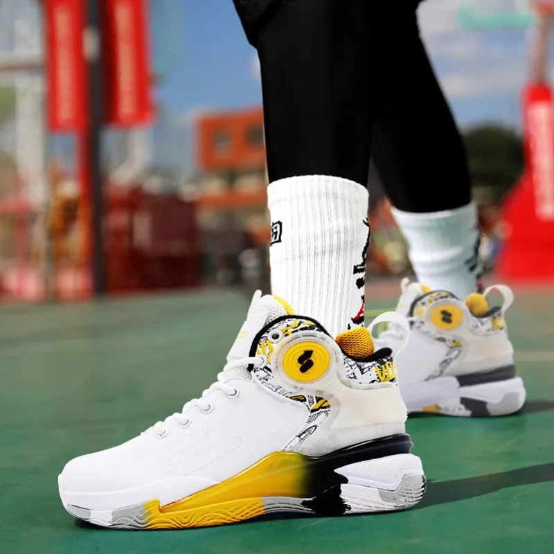 Beta Cushioning Wear-Resistant Coverage Lightweight Rebound Super-Light High-Top Basketball Shoes Men's-16