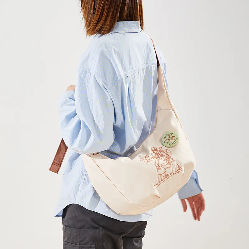 The Green Party Polyester Shoulder Bag Unisex Multicolor-5