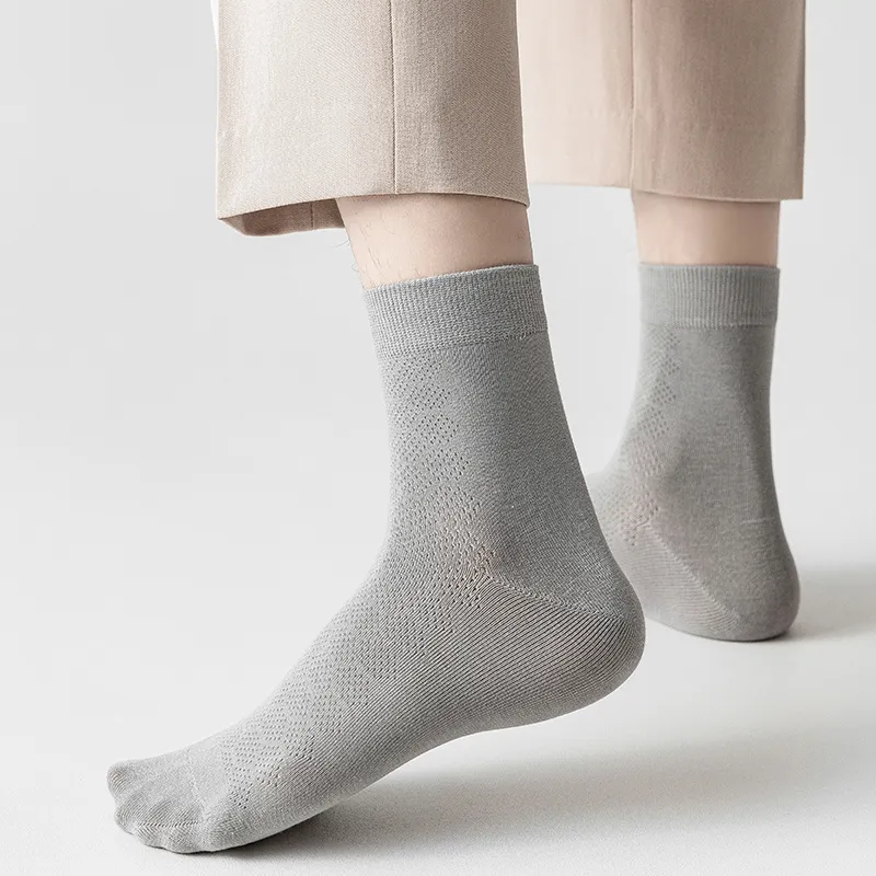 AOKANG Mid Calf Socks Men's 6 Pack-5