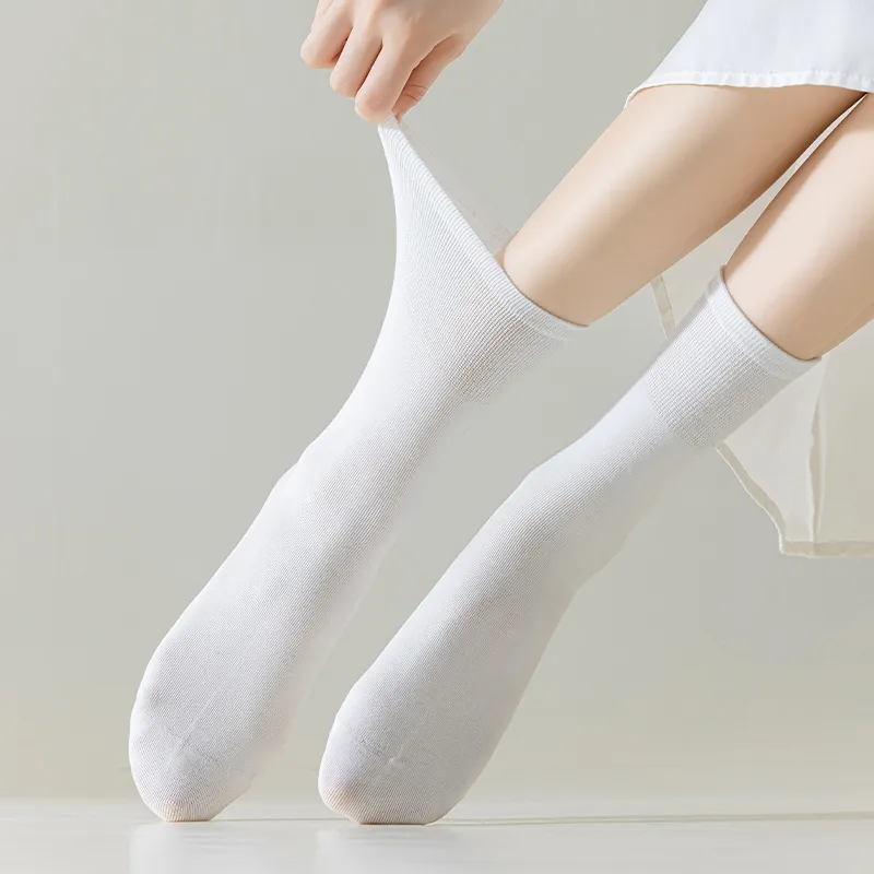 AOKANG Mid Calf Socks Women's 5 Pack-36