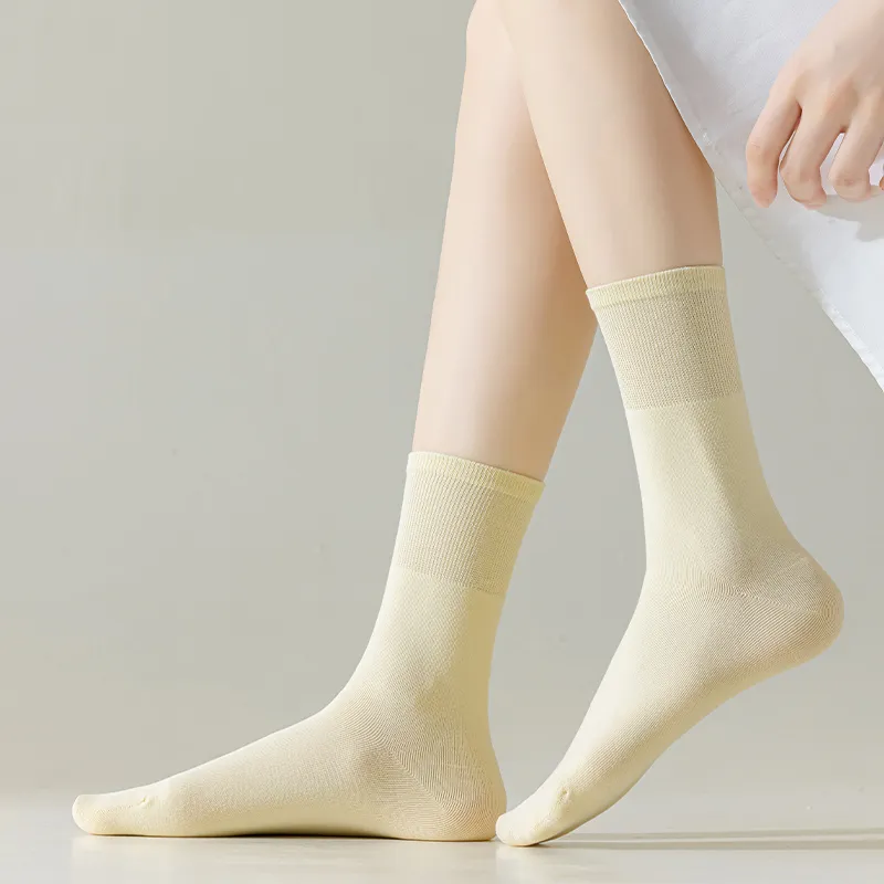 AOKANG Mid Calf Socks Women's 5 Pack-10