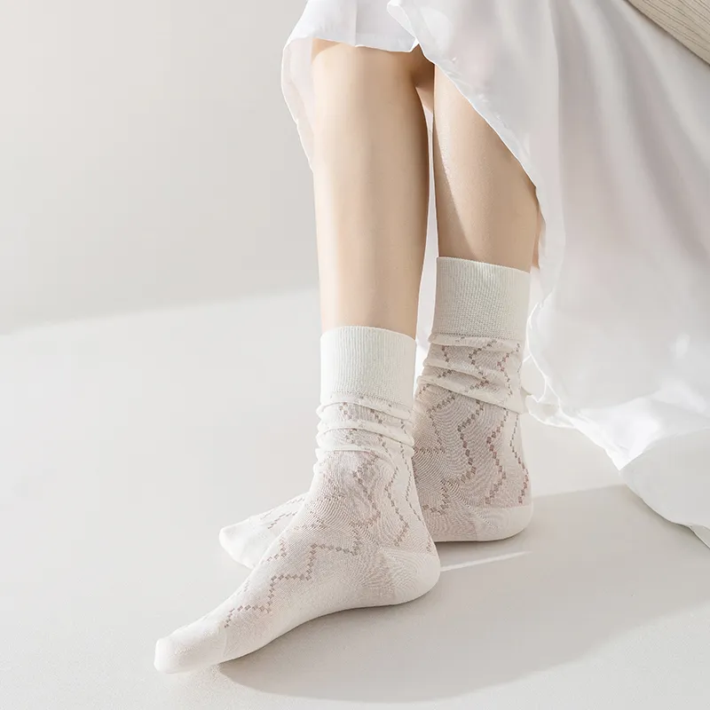 AOKANG Mid Calf Socks Women's 5 Pack-6