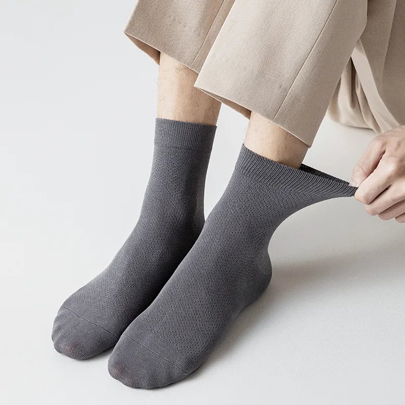 AOKANG Mid Calf Socks Men's 6 Pack-1