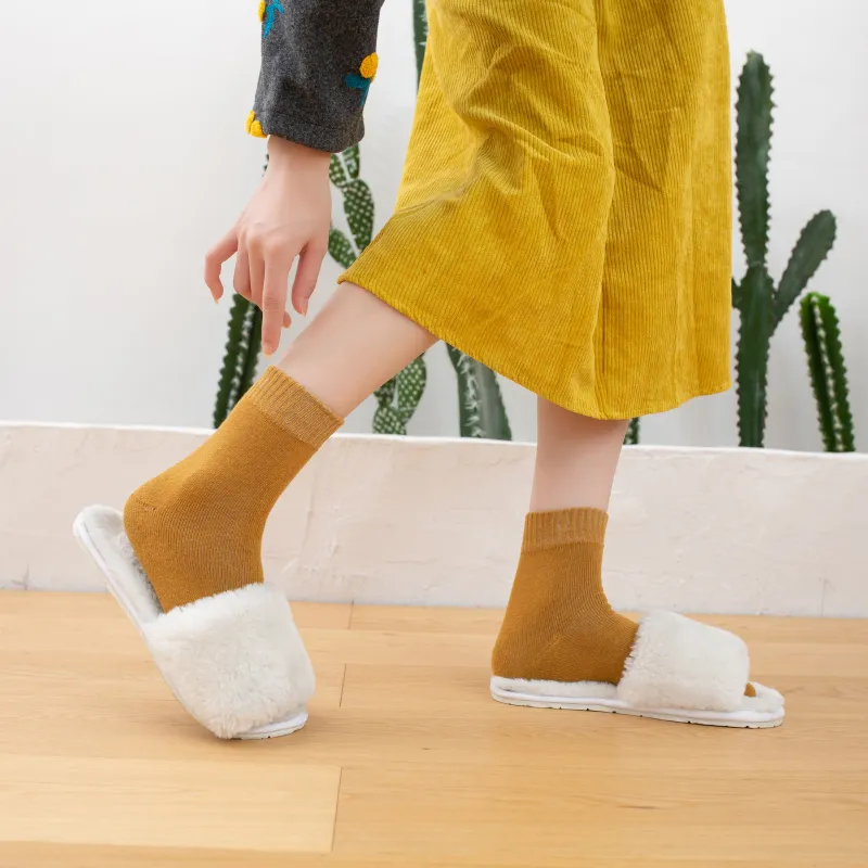 AOKANG Mid Calf Socks Women's 5 Pack-2