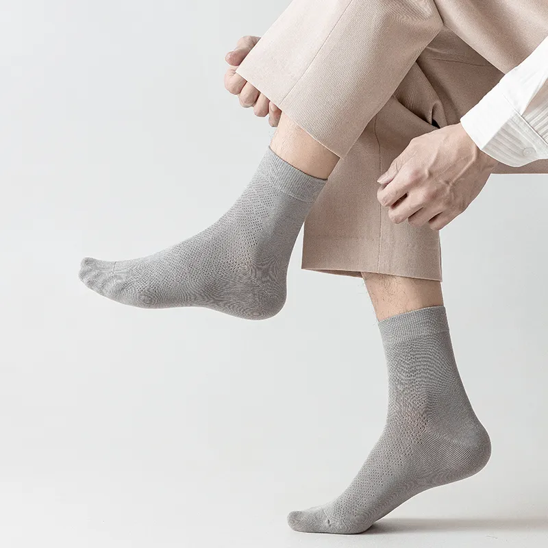 AOKANG Mid Calf Socks Men's 6 Pack-6