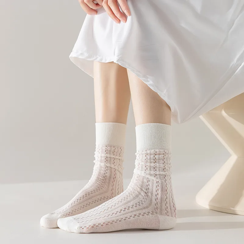AOKANG Mid Calf Socks Women's 5 Pack-2