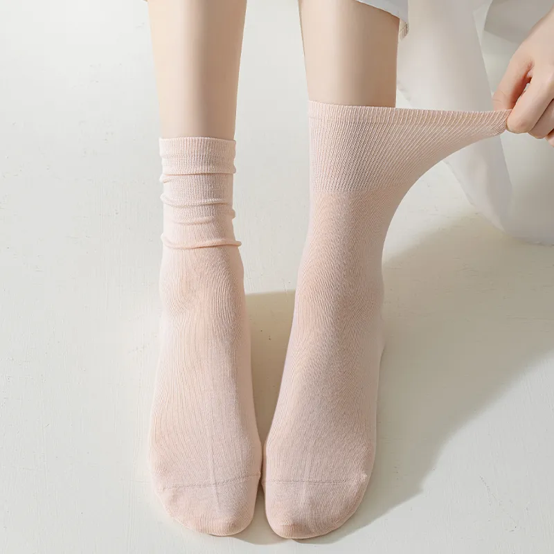 AOKANG Mid Calf Socks Women's 5 Pack-6
