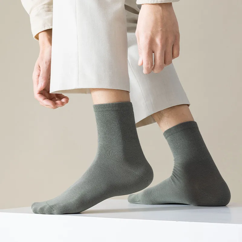 AOKANG Mid Calf Socks Men's Combo Set-5
