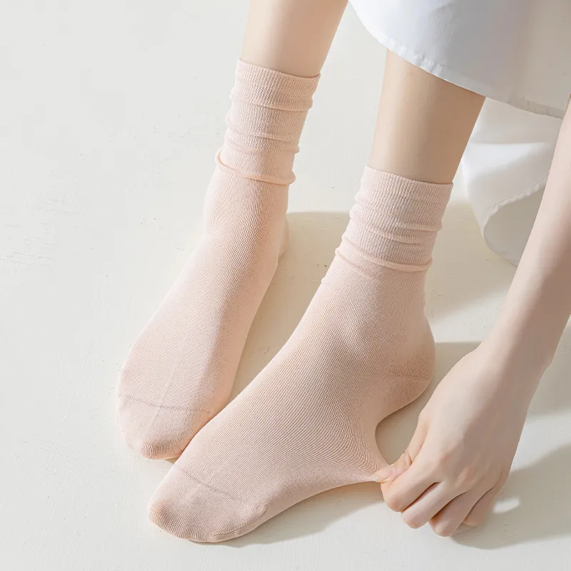 AOKANG Mid Calf Socks Women's 5 Pack-7