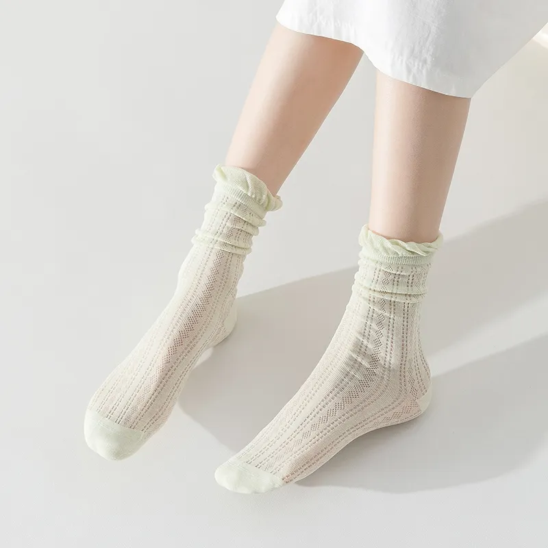 AOKANG Mid Calf Socks Women's 5 Pack-8