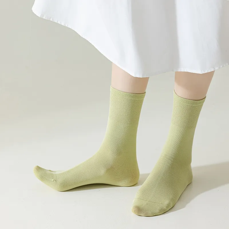 AOKANG Mid Calf Socks Women's 5 Pack-18