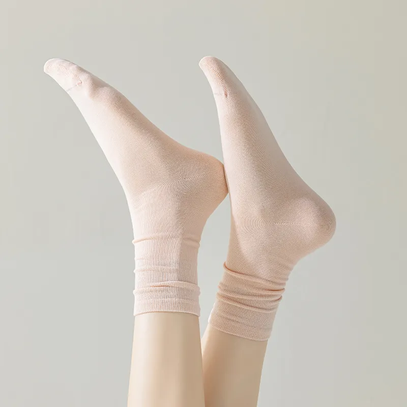 AOKANG Mid Calf Socks Women's 5 Pack-4