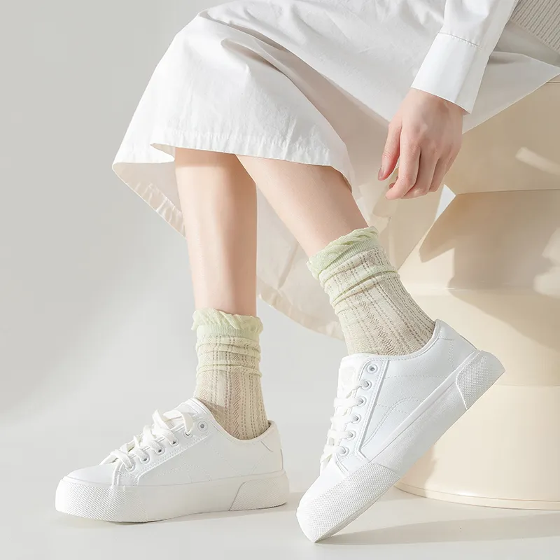AOKANG Mid Calf Socks Women's 5 Pack-6