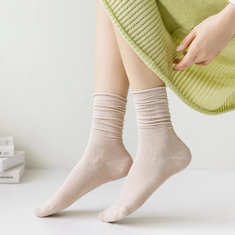 AOKANG Mid Calf Socks Women's 4 Pack-3