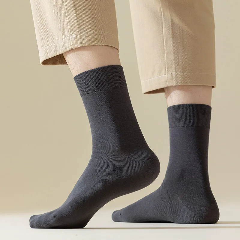 AOKANG Mid Calf Socks Men's 5 Pack-1