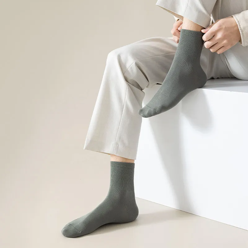 AOKANG Mid Calf Socks Men's Combo Set-36