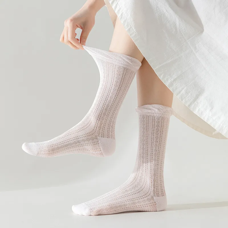 AOKANG Mid Calf Socks Women's 5 Pack-4