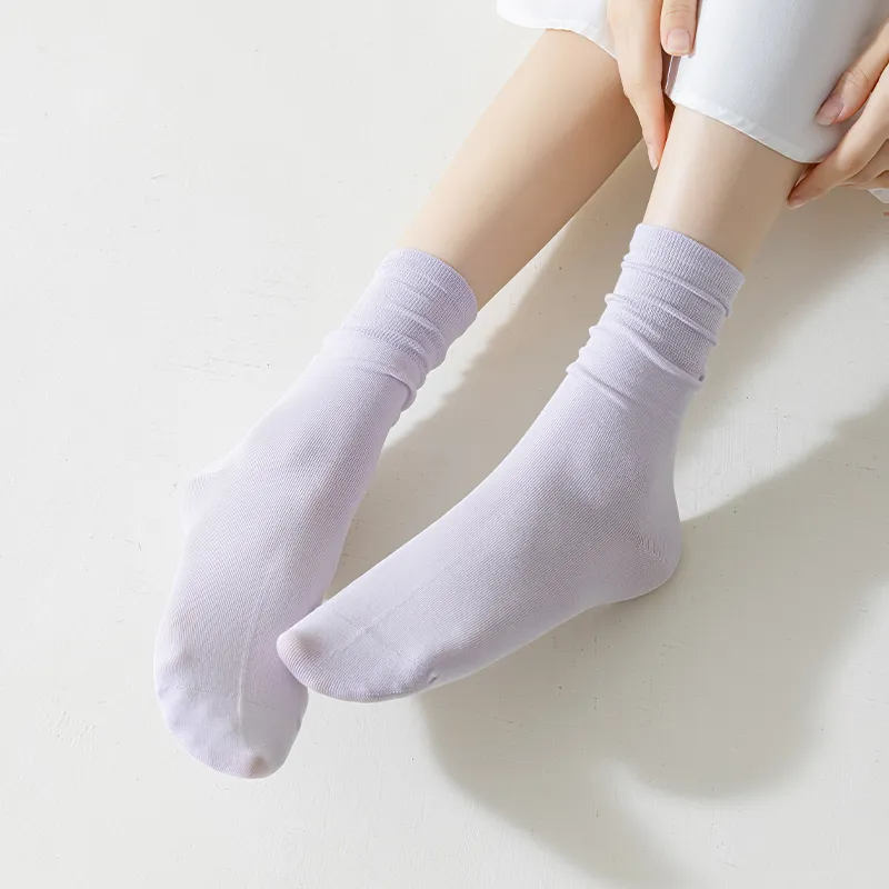 AOKANG Mid Calf Socks Women's 5 Pack-8