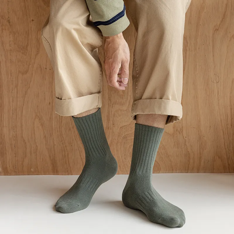 AOKANG Mid-Calf Socks Men's Combo Set-3