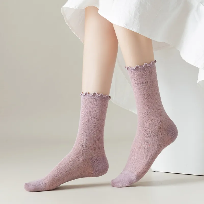 AOKANG Mid Calf Socks Women's 5 Pack-1