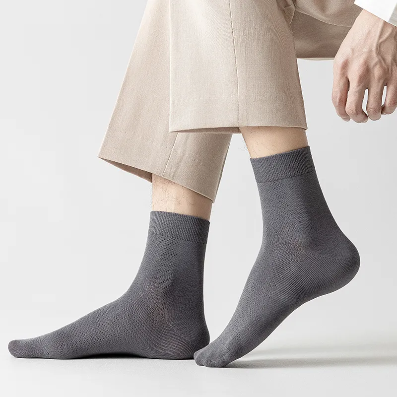 AOKANG Mid Calf Socks Men's 6 Pack-2