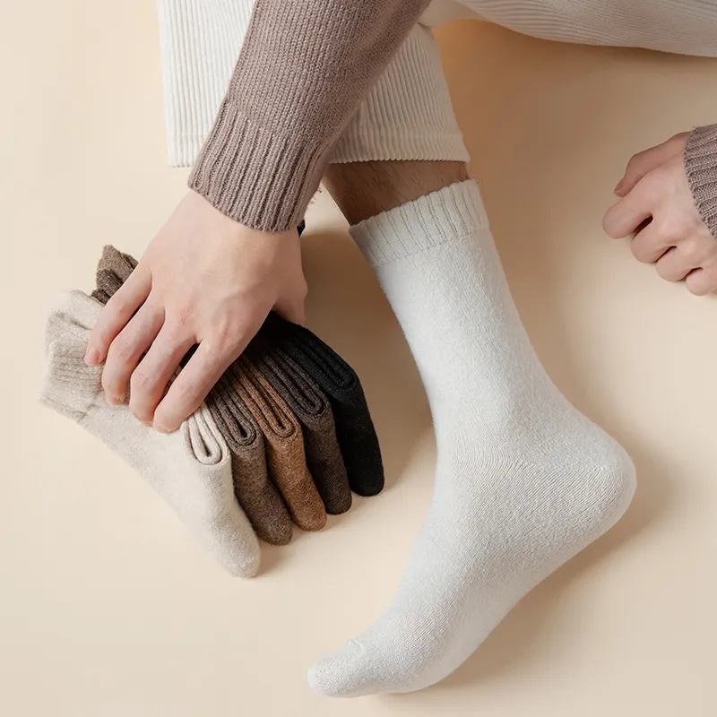 AOKANG Mid Calf Socks Men's 3 Pack-5