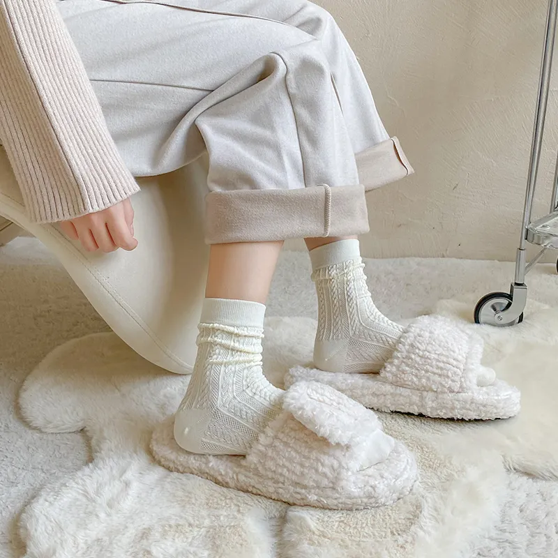 AOKANG Mid Calf Socks Women's Combo Set-3