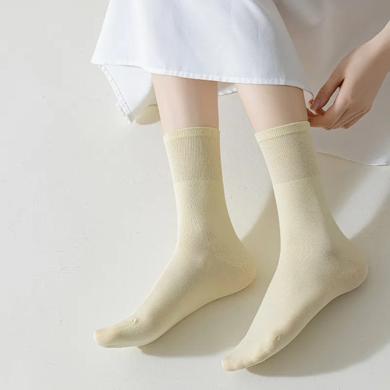 AOKANG Mid Calf Socks Women's 5 Pack-13