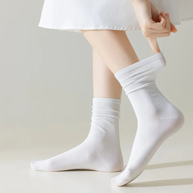 AOKANG Mid Calf Socks Women's 5 Pack-28