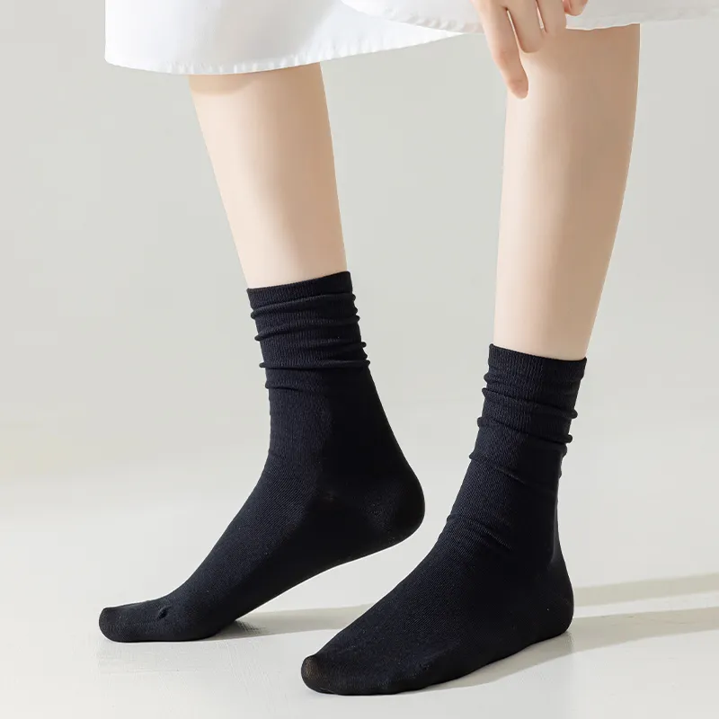 AOKANG Mid Calf Socks Women's 5 Pack-31