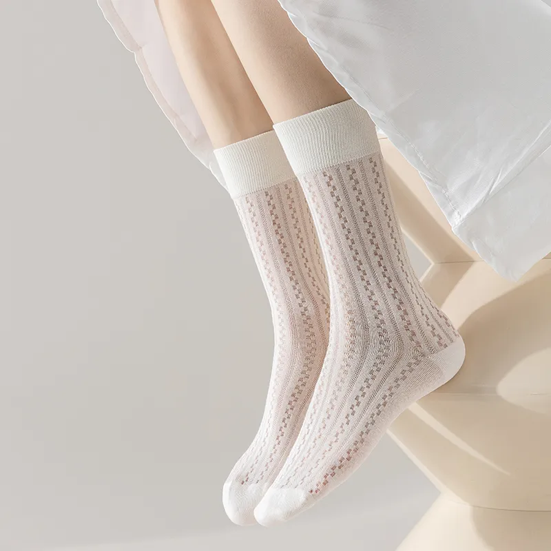 AOKANG Mid Calf Socks Women's 5 Pack-4