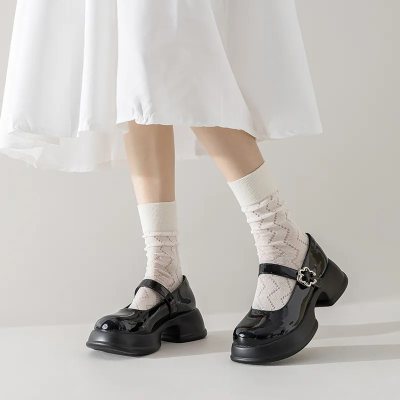 AOKANG Mid Calf Socks Women's 5 Pack-3