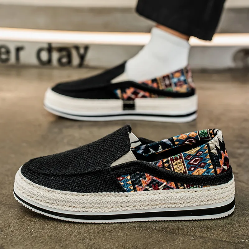 Little Daisy Abrasion Resistant Height Increasing Slip Resistant Low Top Casual Shoes Men's-14