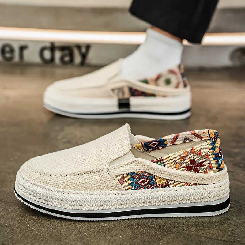 Little Daisy Abrasion Resistant Height Increasing Slip Resistant Low Top Casual Shoes Men's-4