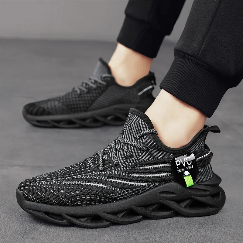 OUGLEMEN Slip Resistant, Abrasion Resistant, Breathable, Lightweight Low Top Casual Shoes Men's Box-4