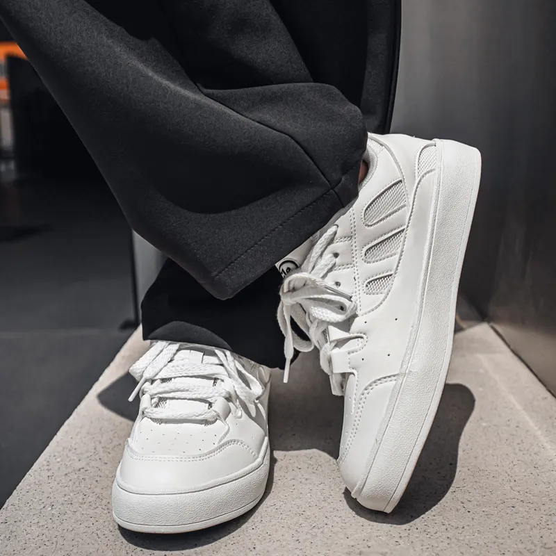 OUGLEMEN Abrasion Resistant, Lightweight, And Breathable Low Top Skateboard Shoes Men's Box Included-7