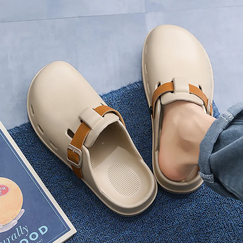 OUGLEMEN Closed Toe Slippers Men's-13